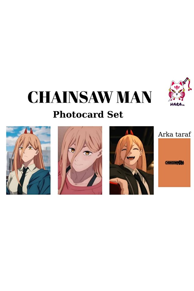 Chainsaw Man Anime Power Anime Photocard Set / Collection Card Set