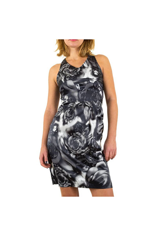 Rochie P506, neagră, - 3