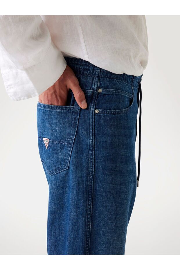 Linen-blend joggers - 4