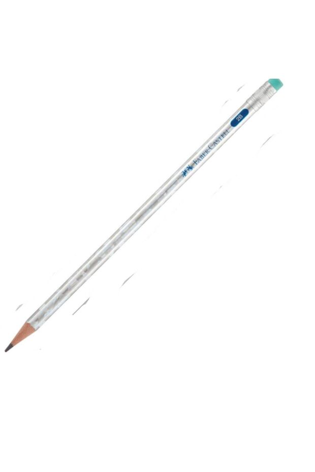 Faber Castel Holographic 2B Pencil with Eraser - Bright