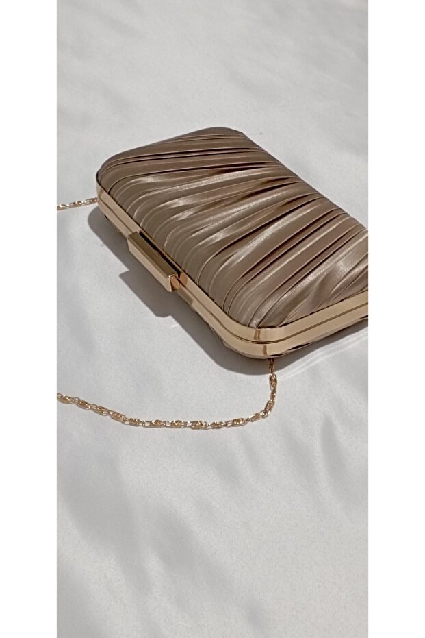 Evening Dresses Bag Pleated Model Gece Bag Si Ten Evening Dresses