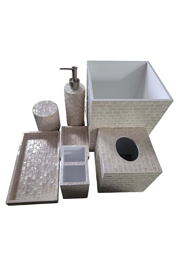 Prestij Sedefli Banyo Seti - 8