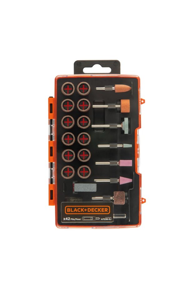 Set of 42 Black&Decker accessories for multi-function tools