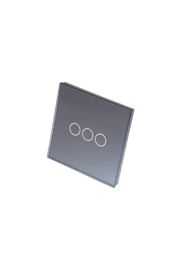 Triple touch switch Doc, Wi-Fi, IP20, gray