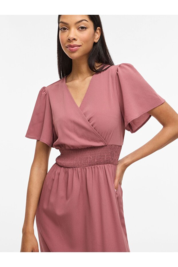 Maxikleid VIMATHILDE Kurzärmeliges - 7