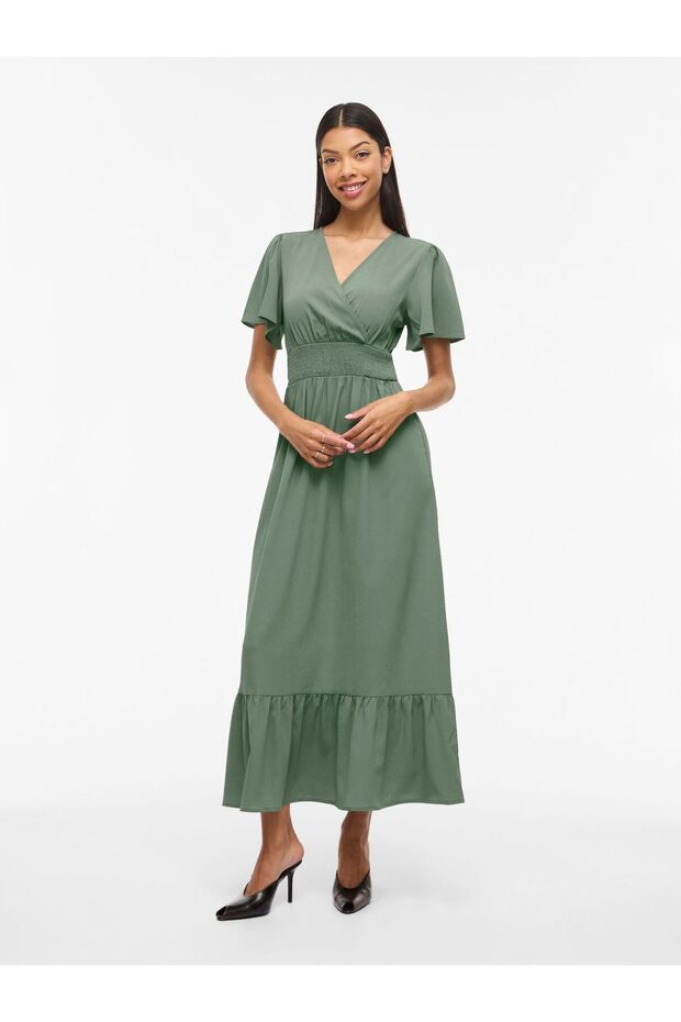 Maxikleid VIMATHILDE Kurzärmeliges - 5