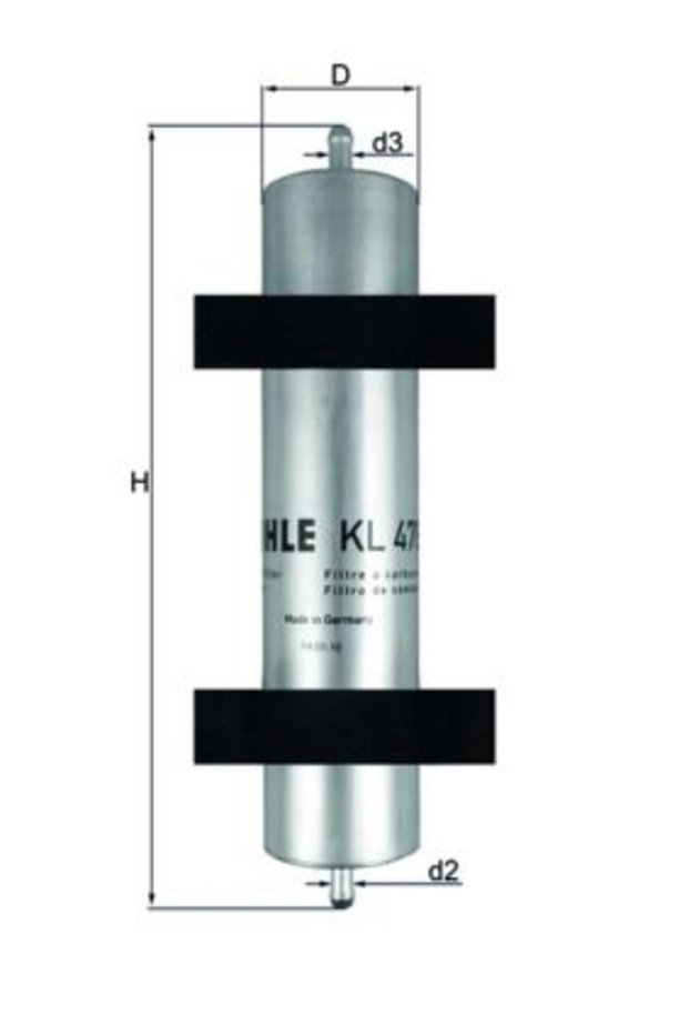 Fuel filter KL 478