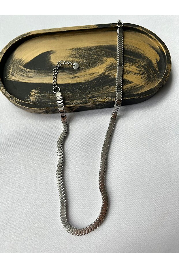 Steel Fish Scale Model Women's Necklace
