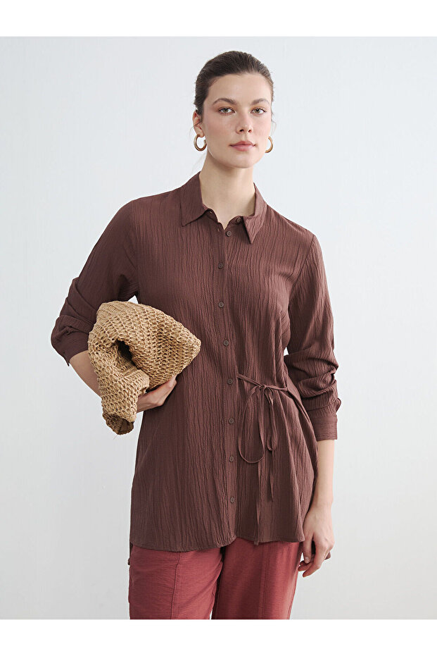 Nevavm Textured Women's Shirt Tunic with a Difference