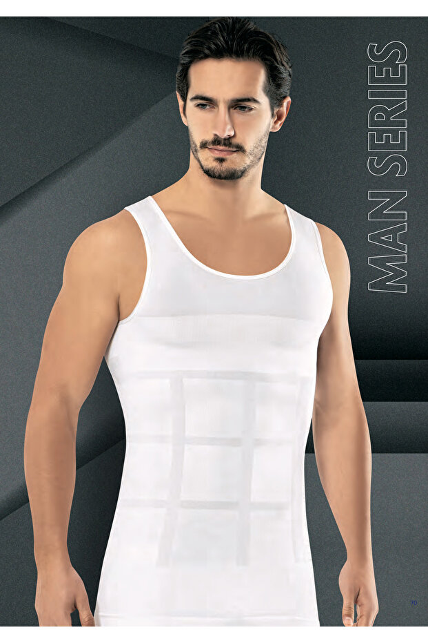 Premium Men's Laser Cut Corset Tank Top