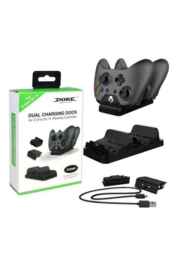 Dual Charging Dock Set For Xbox One Slim Wireless Controller - 1