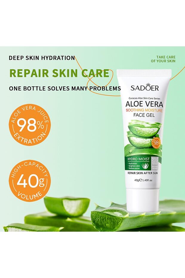 Aloe Vera Gel After Sun Hydrating & Nourishing Skin Care