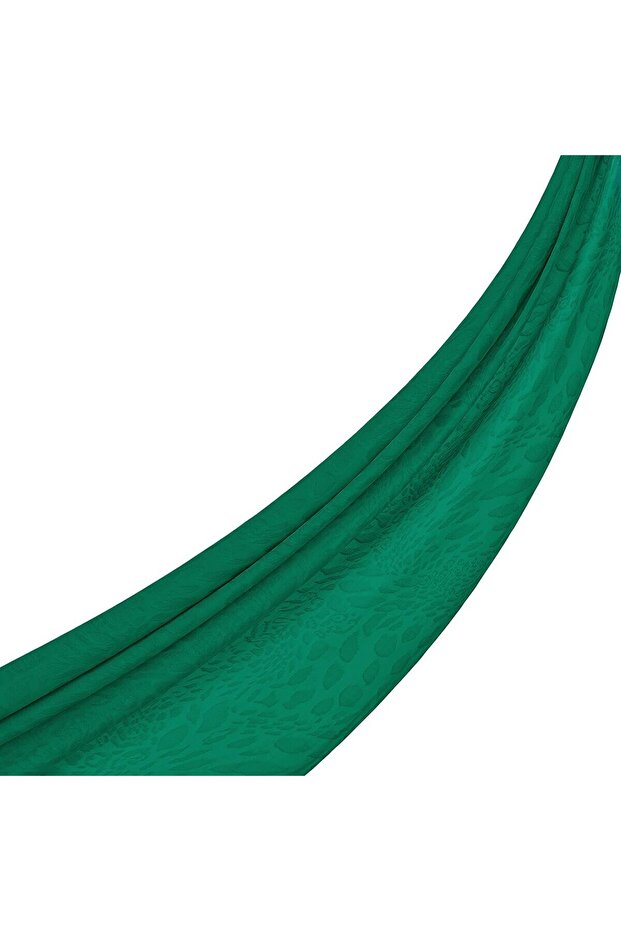 Monogram Shawl - Vahra Patterned - Emerald