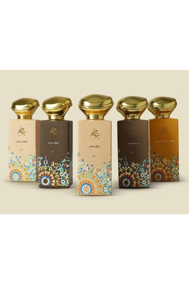 مجموعة عطور العنبر، 5 قطع × 100 مل