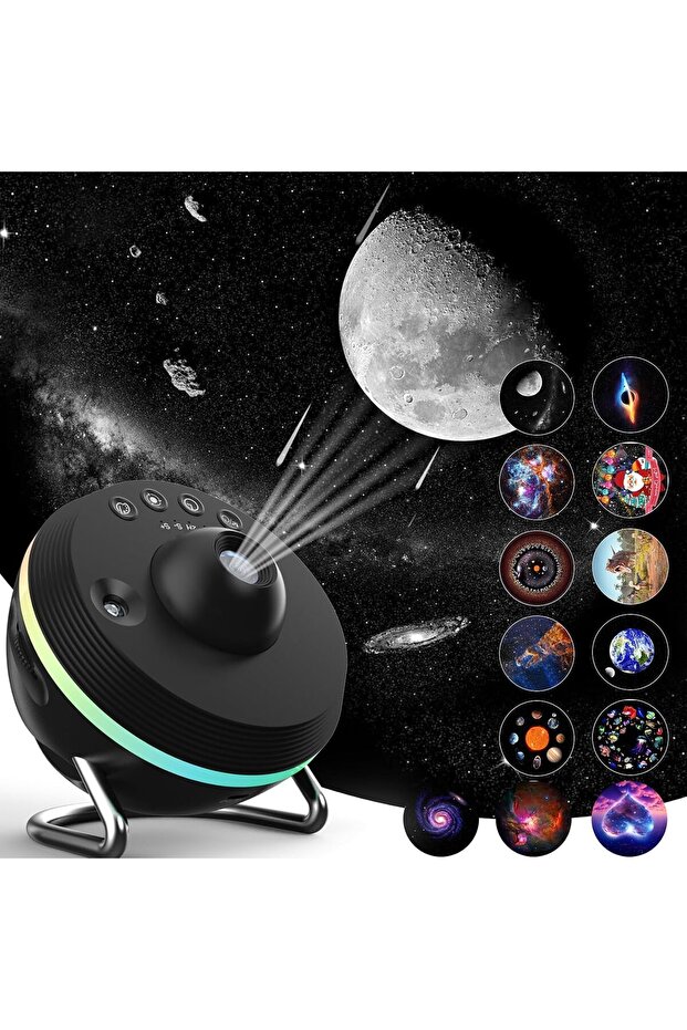 Meteor and Galaxy Projector, 13 in 1 Planetarium Star Projector Realistic Starry Sky Night Light
