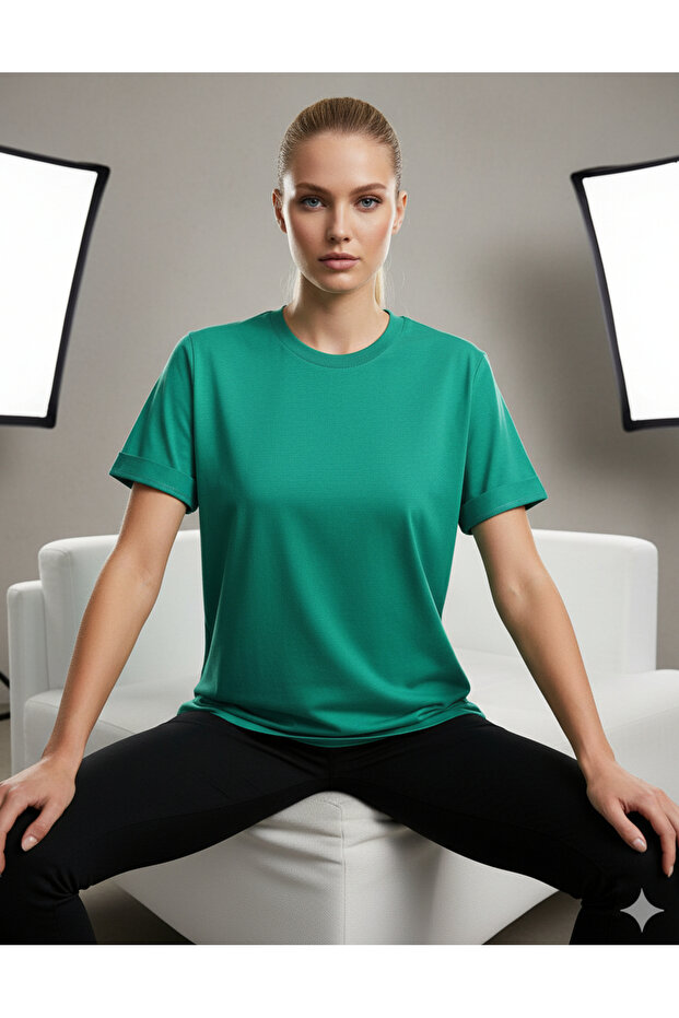 Women's T-Shirt 100% Cotton Half- Oversized
