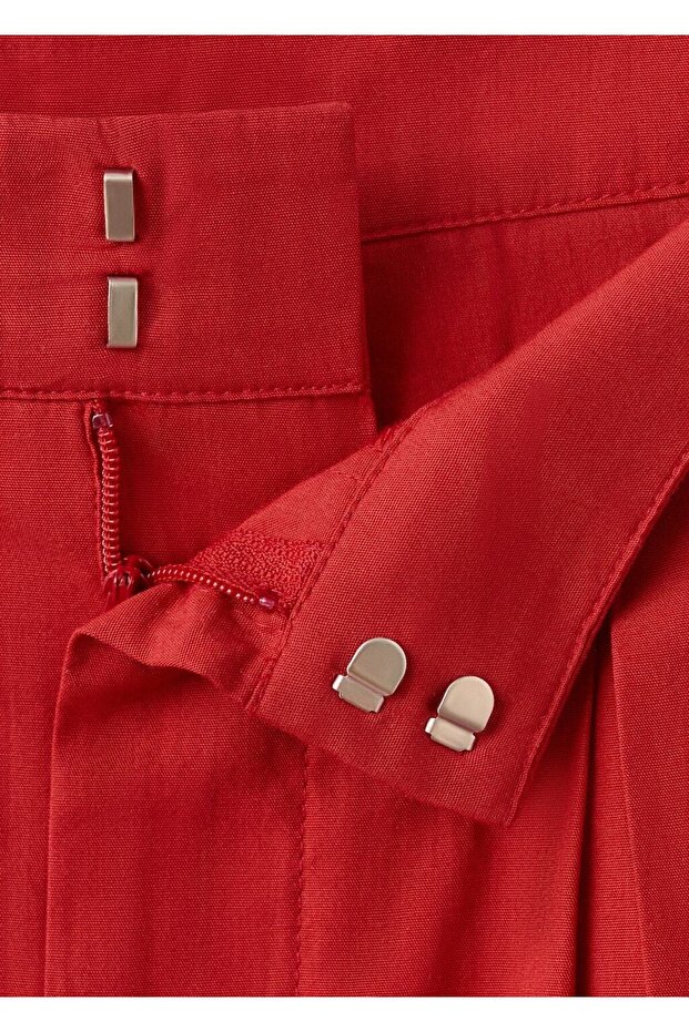 İşlemeli ajur örgü şort - 7