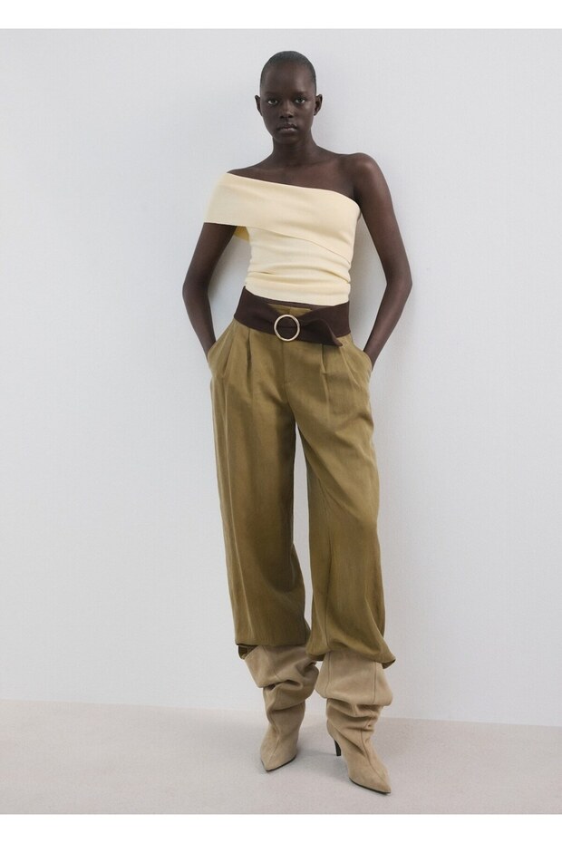 Omzu açık bluz - 2