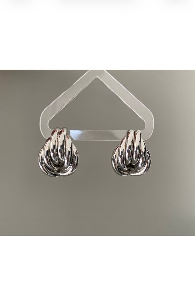 Vintage Silver Color Maria Earrings