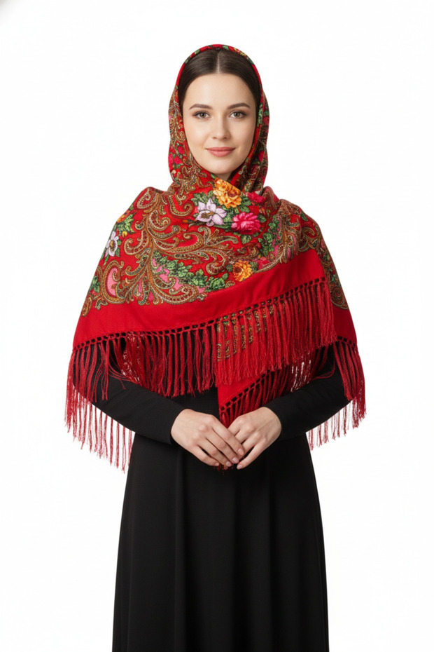 Imperial Rose Garden Shawl – Blush Pink