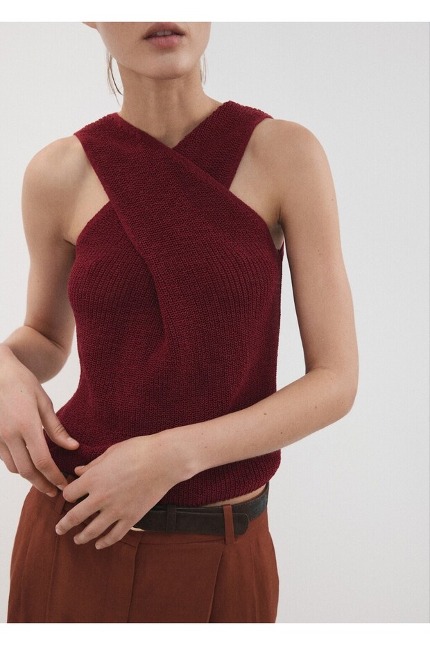 Anvelop örgü bluz - 6