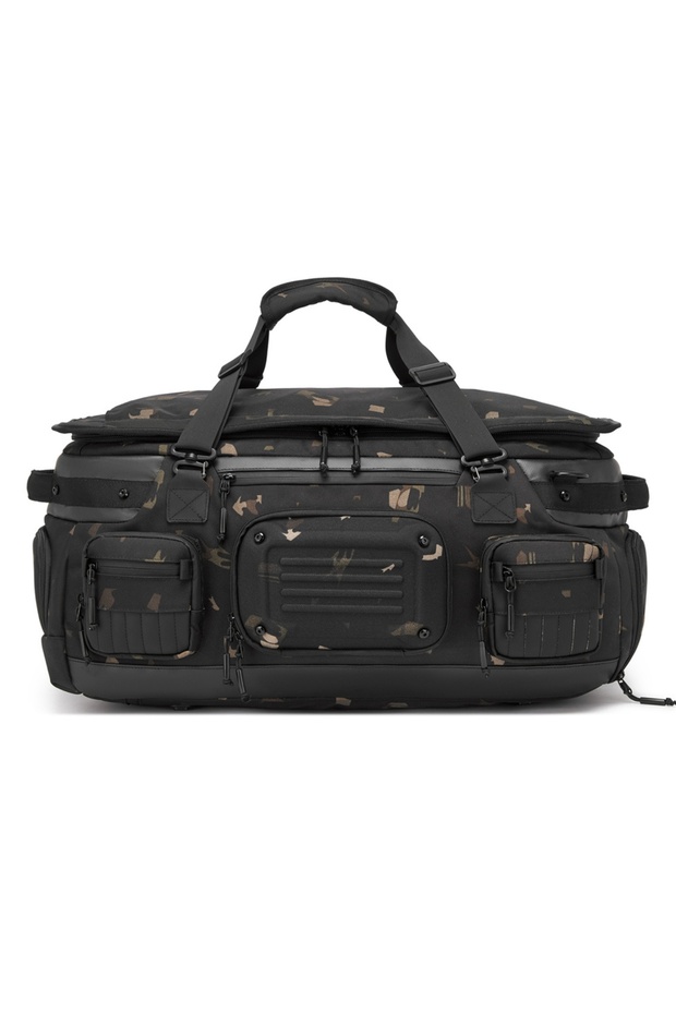 9904 52L Waterproof Duffel Backpack Travel Gym Weekender Bag for Men Multi-Pocket