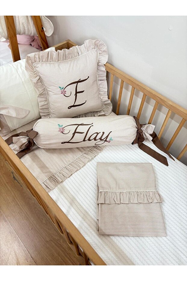 Baby Pique Duvet Cover Set Cotton [with Candy Pillows]