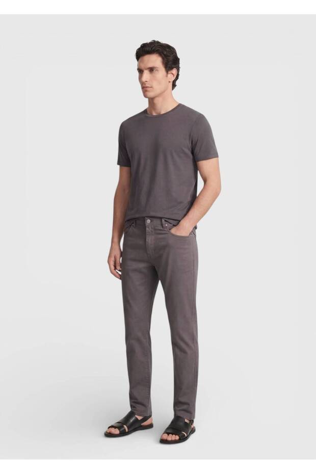 Mürdüm Düz Sweatshırt - 2