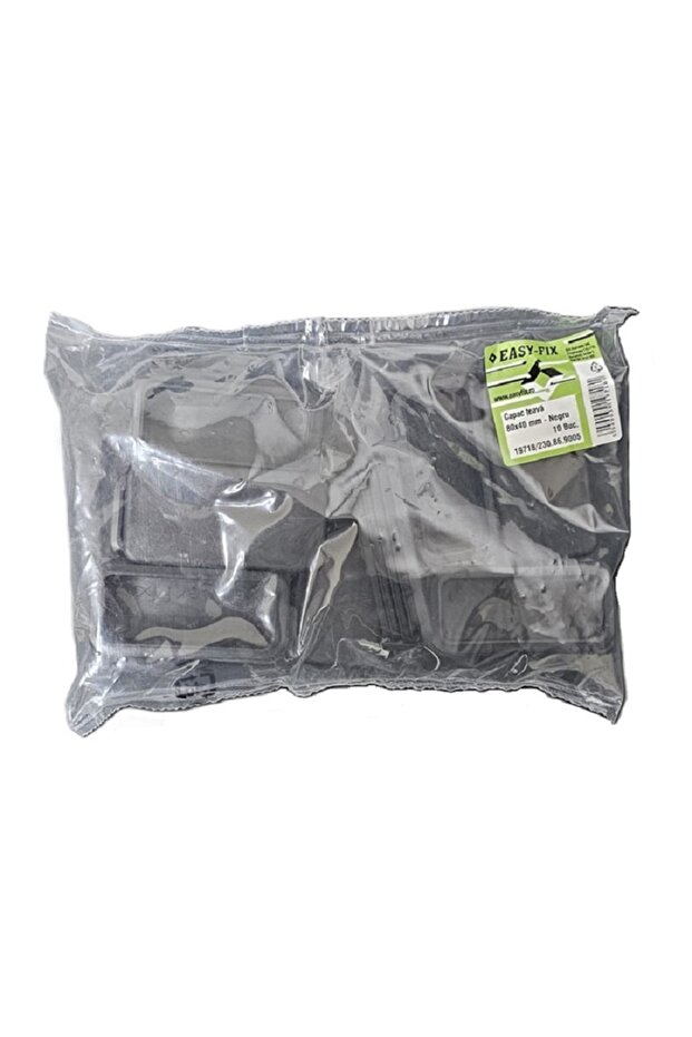 Capac Plastic Pentru Teava Rectangulara 80x40mm - 10buc/punga - 4