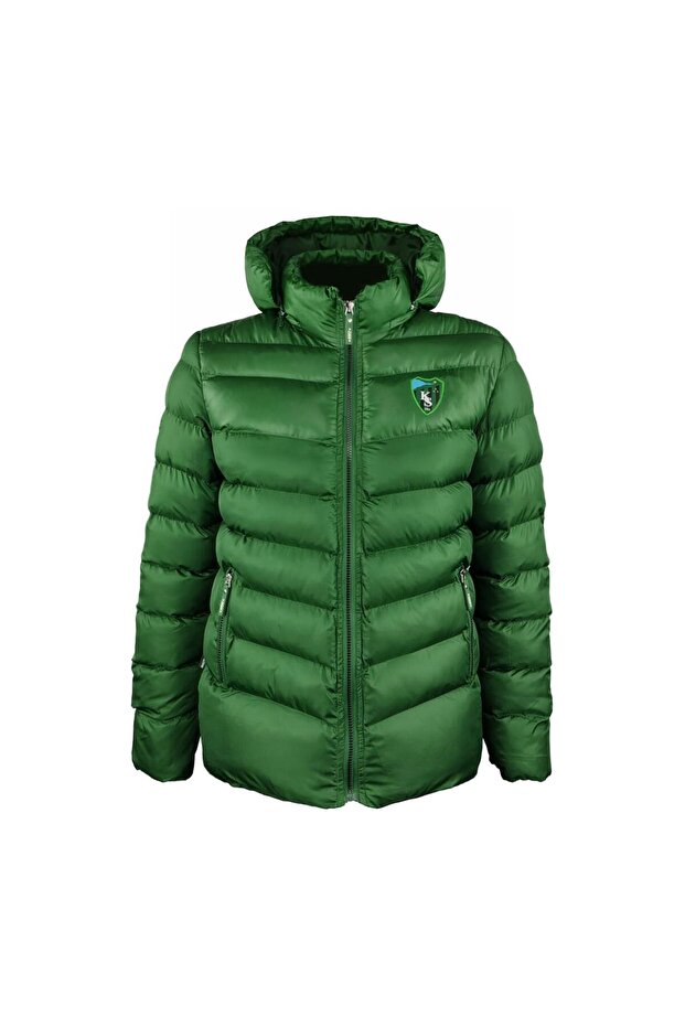 Kocaelispor Licensed Puffer Mont Yeşil
