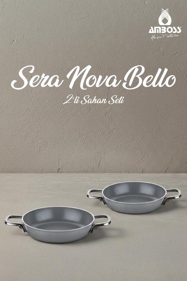 Sera Nova Bello 2 Piece Ceramic Pan Set 20-22 cm – Gray