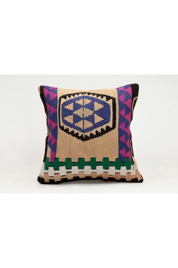 Handmade Old Kilim Rug Vintage Made in the 1930S, 1940S, 40X40 cm