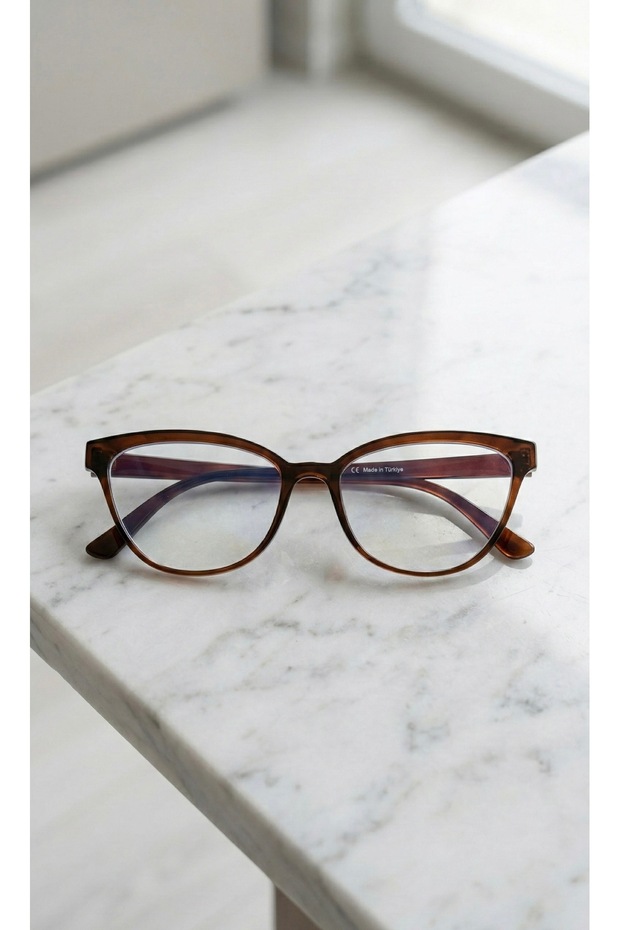 Astro- Blue Light Protection Women's Glasses Cat Eye Optical Compatible (Can Change Transparent Glass) 50 Lenses