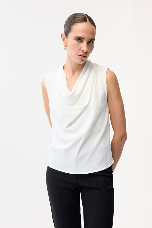 Kolsuz Triko Bluz - 4