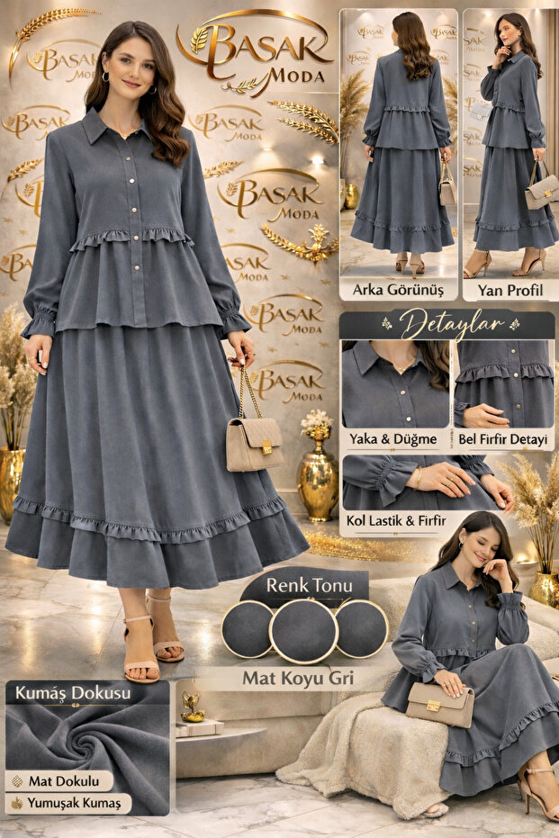 MKBAŞAK MODA ETEKLİ TAKIM - 4