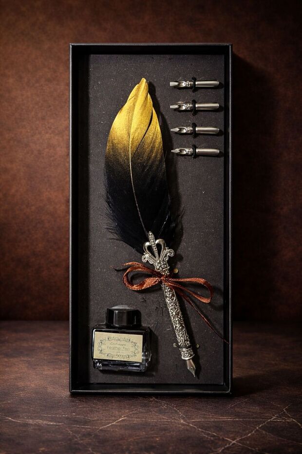 Tüylü Divit Set - 1