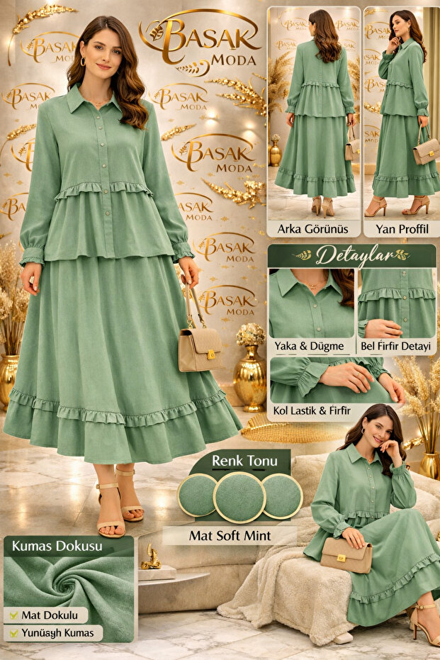 MKBAŞAK MODA ETEKLİ TAKIM - 5