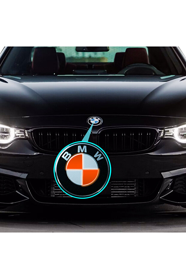 11×4 نصف دائرة + 1×2 نصف دائرة لشعار BMW، مجموعة ملصقات بأحجام مختلفة (46 قطعة)