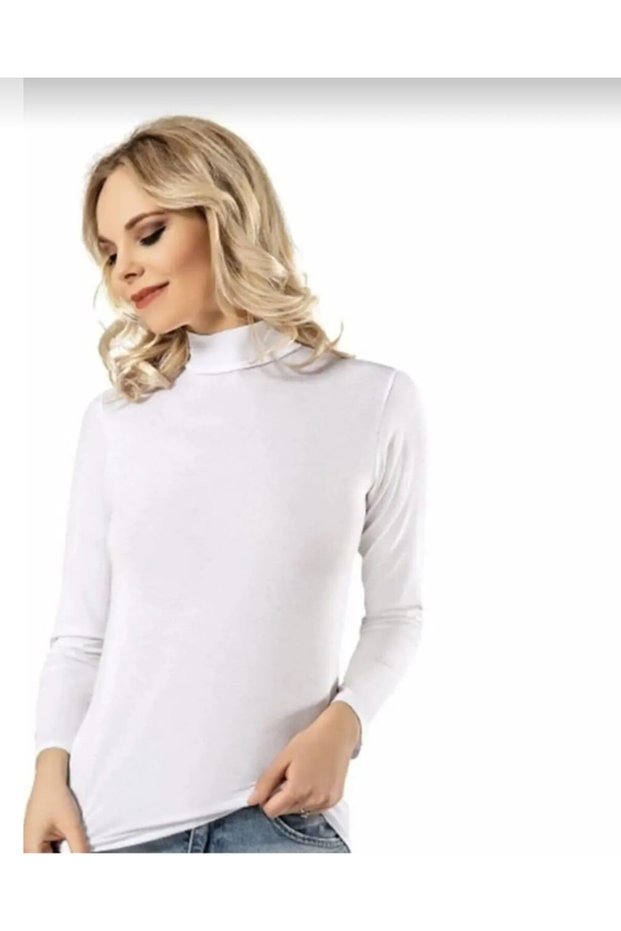 6226 Women's Long Sleeve High Neck Body Tank Top 10 Pieces