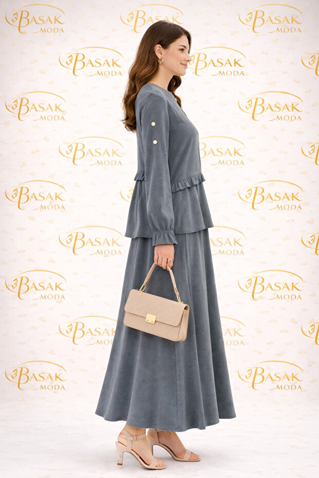 MKBAŞAK MODA ETEKLİ TAKIM - 1