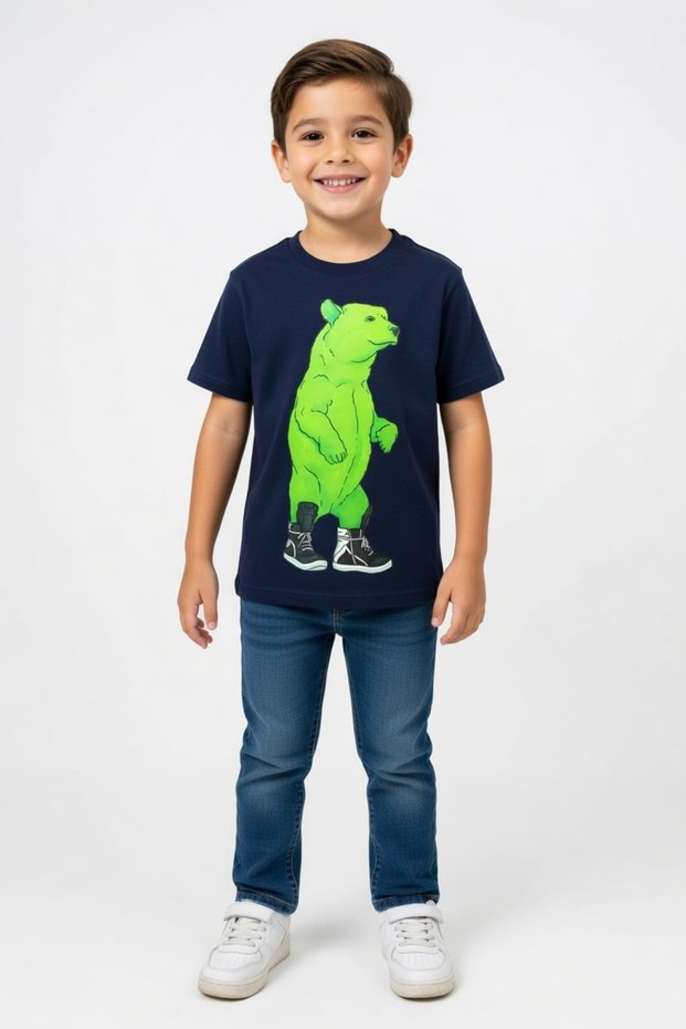 Artist Bear of the Streets – Children's T-Shirt (Ages 5-6 / Ages 13-14)
