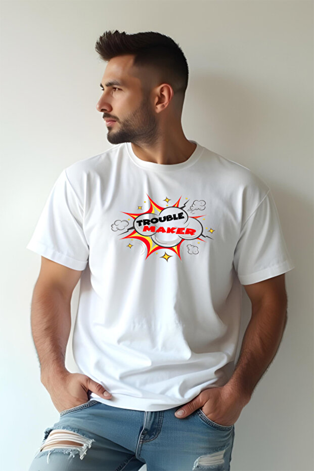 Tricou Oversize - Trouble Maker - 1