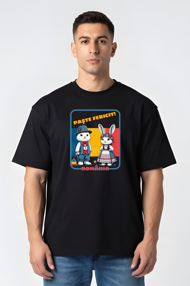 Tricou Oversize - Paște Fericit! - 2