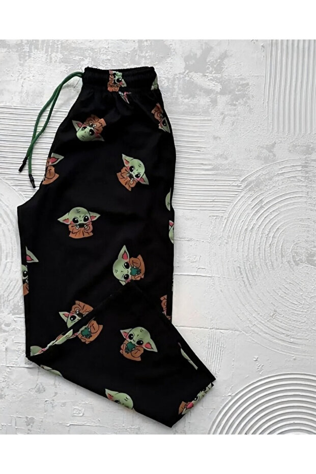 Baby Yoda Design Unisex Baggy Tracksuit