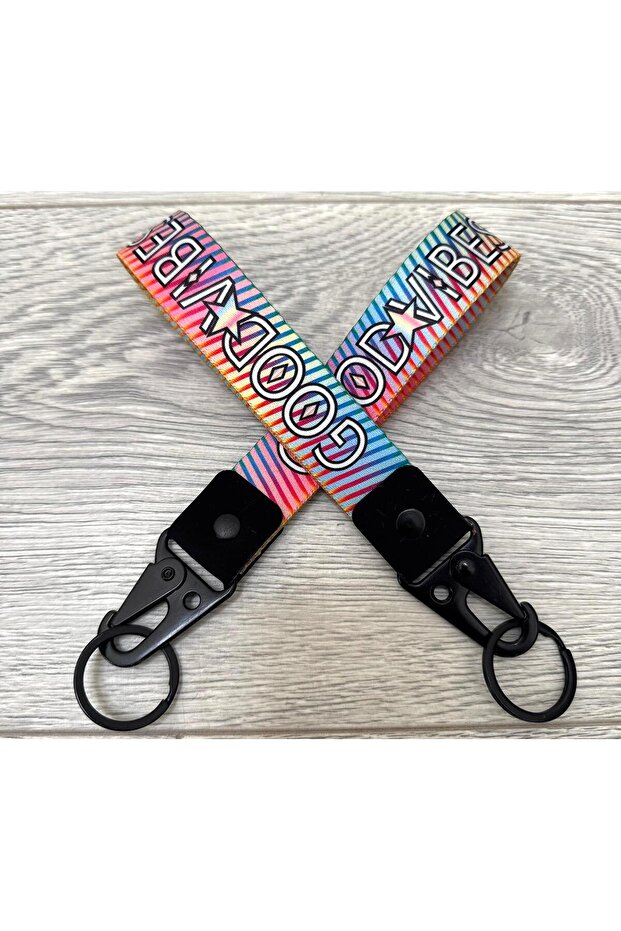 Wrist Strap Keychain Strap Bag Patterned and Car Key Holder Keychain Patterned Unisex