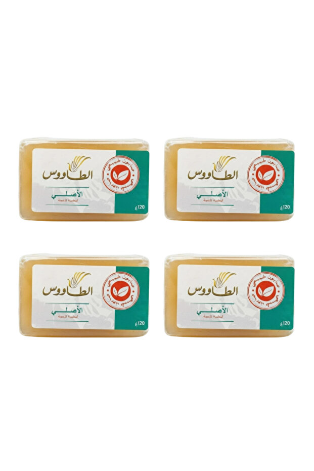صابون الطاووس الطبيعي الأصلي جرام 4 قطع