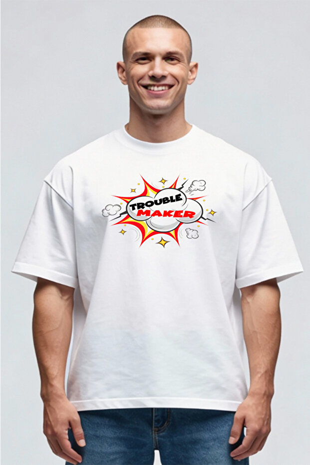 Tricou Oversize - Trouble Maker - 3