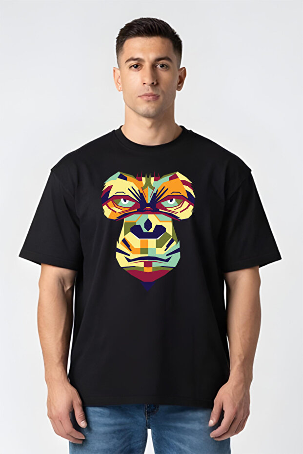 Tricou Oversize - Maimuța - 2