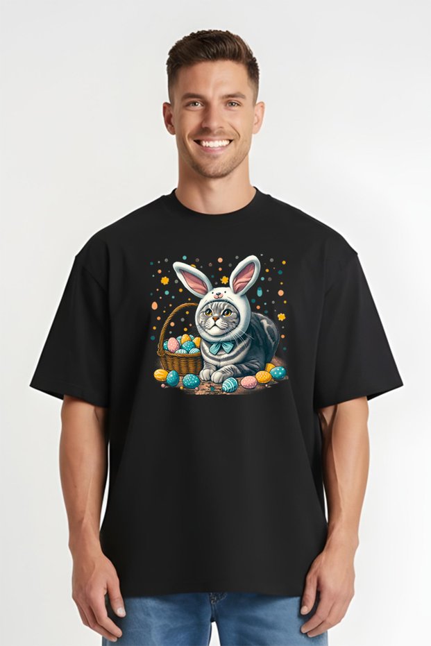 Tricou Oversize - Kitty Bunny