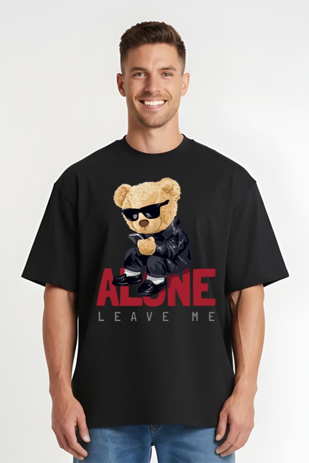 Tricou Oversize - Alone Taddy Bear